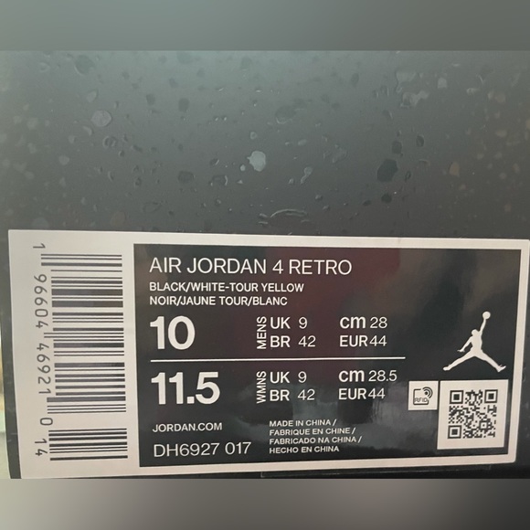 Air Jordan 4 Retro 'Thunder' 2023 - Picture 6 of 6